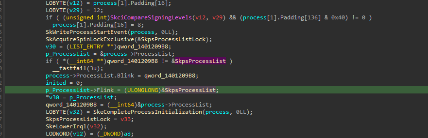 processlist